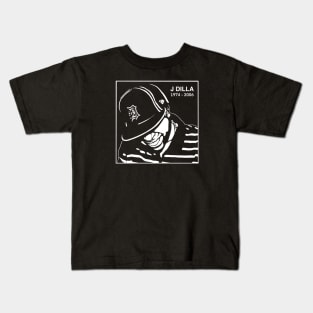 J DILLA noir Kids T-Shirt